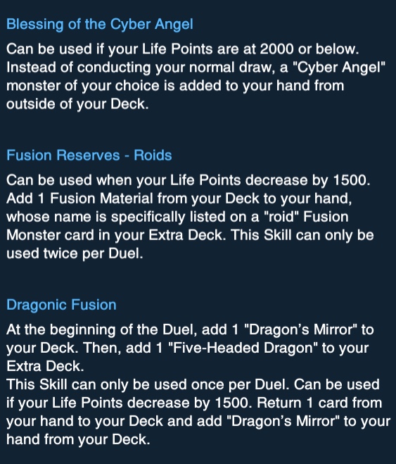 [Duel Links] Forbidden/Limited List and Skill Balance