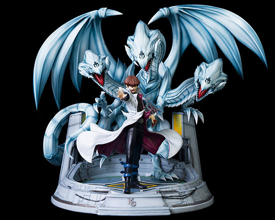 YuGiOh BlueEyes White Dragon White Variant Statue